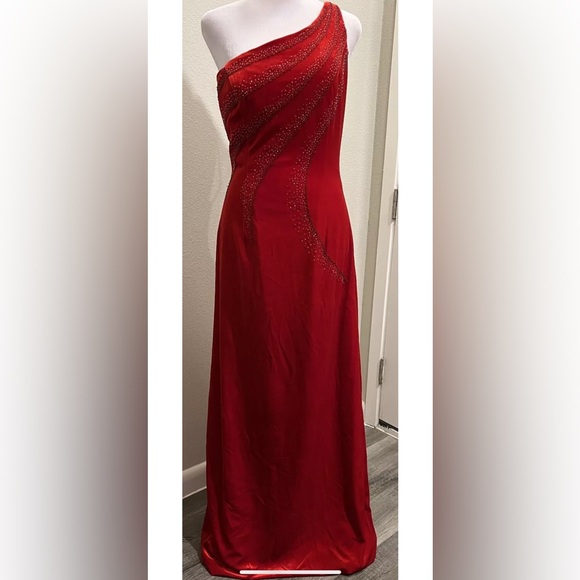 NWT Vtg 90’s Princess Collection Red Velvet Beaded...